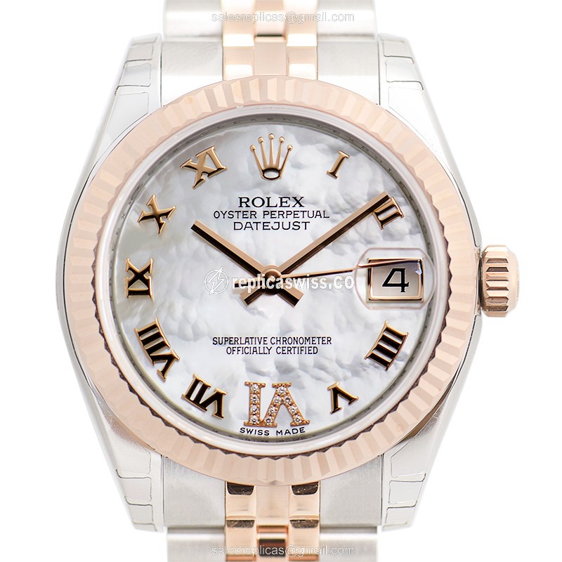 Rolex 178271NRWTVIDIA LADY DATEJUST Automatic 18kt Rose Gold & Steel