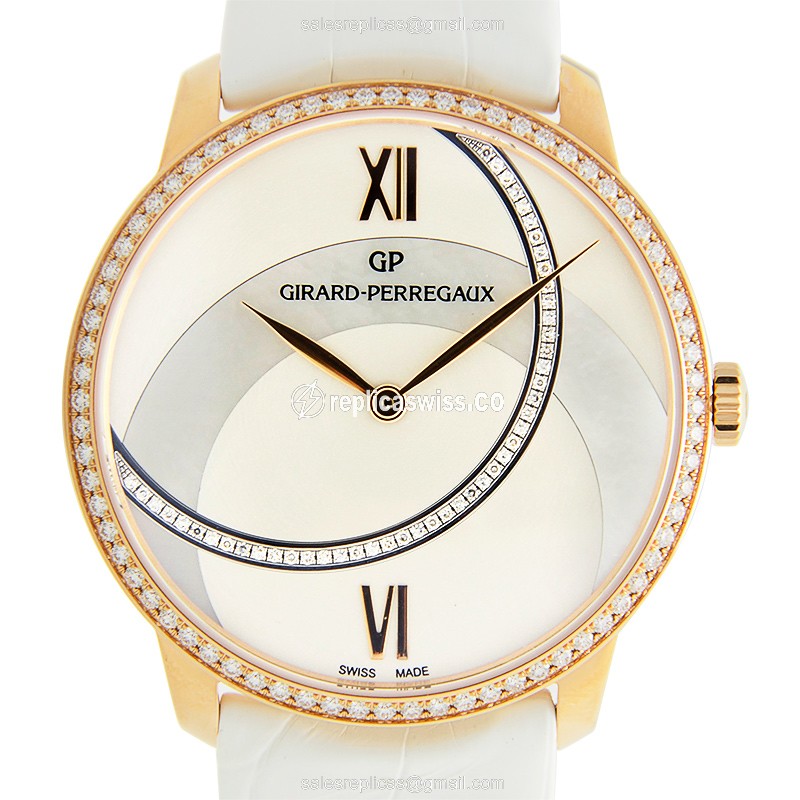 Girard Perregaux 49525D52ABD2BK8A GIRARD-PERREGAUX 1966 Automatic 18kt Rose Gold & Diamonds