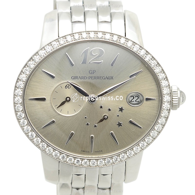 Girard Perregaux 80486D11A861-11A CATS EYE Automatic Stainless Steel & Diamonds