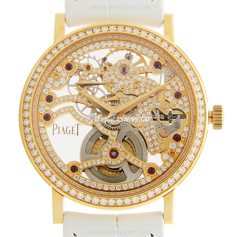 Piaget G0A38121 ALTIPLANO Manual Wind 18kt Rose Gold & Diamonds