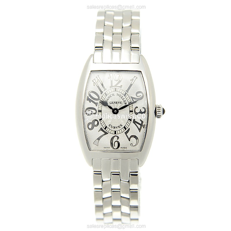Franck Muller 1752 QZ REL (AC) CINTREE CURVEX Quartz Stainless Steel