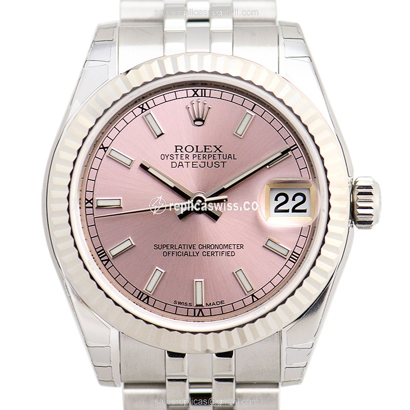 Rolex 178274-0012 LADY DATEJUST Automatic 18kt White Gold & Steel