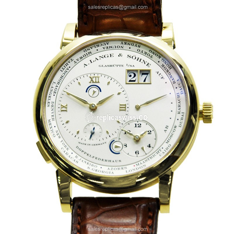 A Lange & Sohne 116.021 GRAND LANGE Manual Wind 18kt Yellow Gold