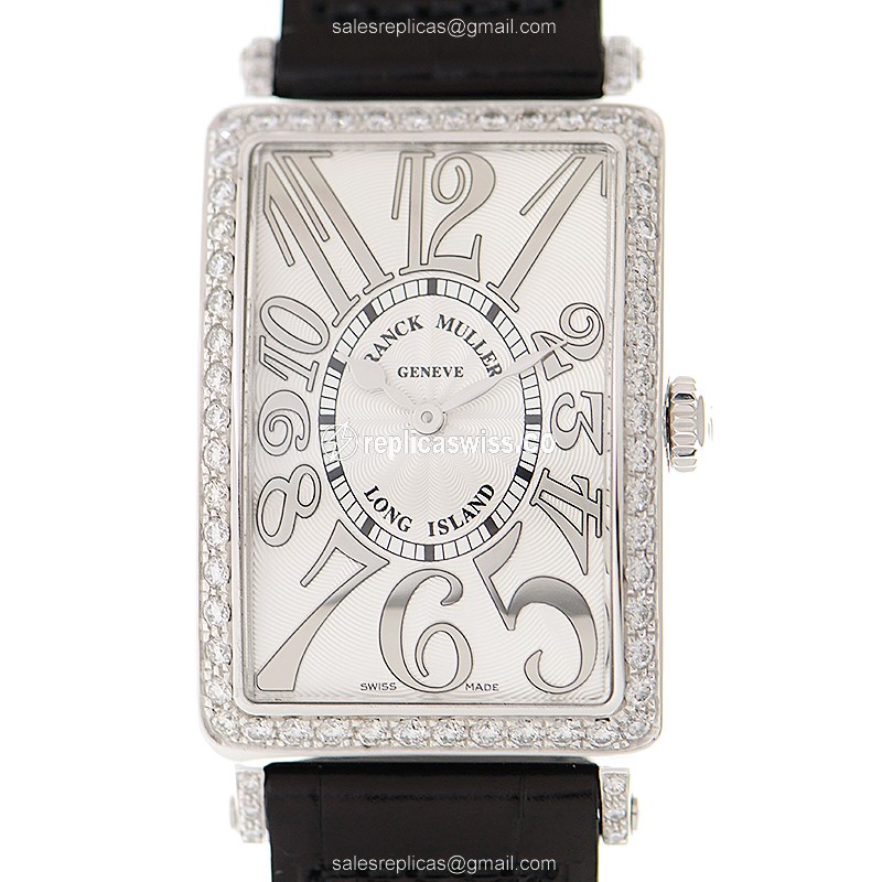 Franck Muller 952 QZ REL D 1R (AC) LONG ISLAND Quartz Stainless Steel & Diamonds