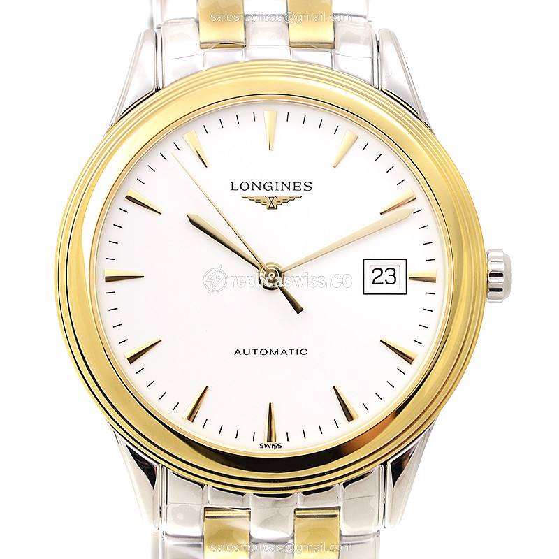 Longines L4.874.3.22.7 FLAGSHIP Automatic Gold-Plated & Stainless Steel