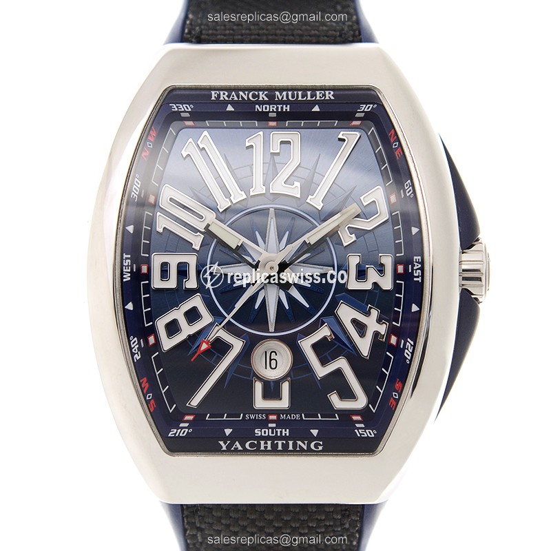 Franck Muller V 45 SC DT YACHTING (AC.BL) VANGUARD Automatic Stainless Steel