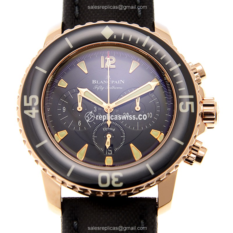 Blancpain 5085F-3630-52A FIFTY FATHOMS Automatic 18kt Rose Gold