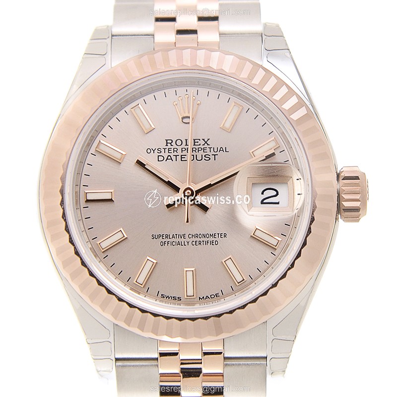 Rolex 279171-0001 LADY DATEJUST Automatic 18kt Rose Gold & Steel