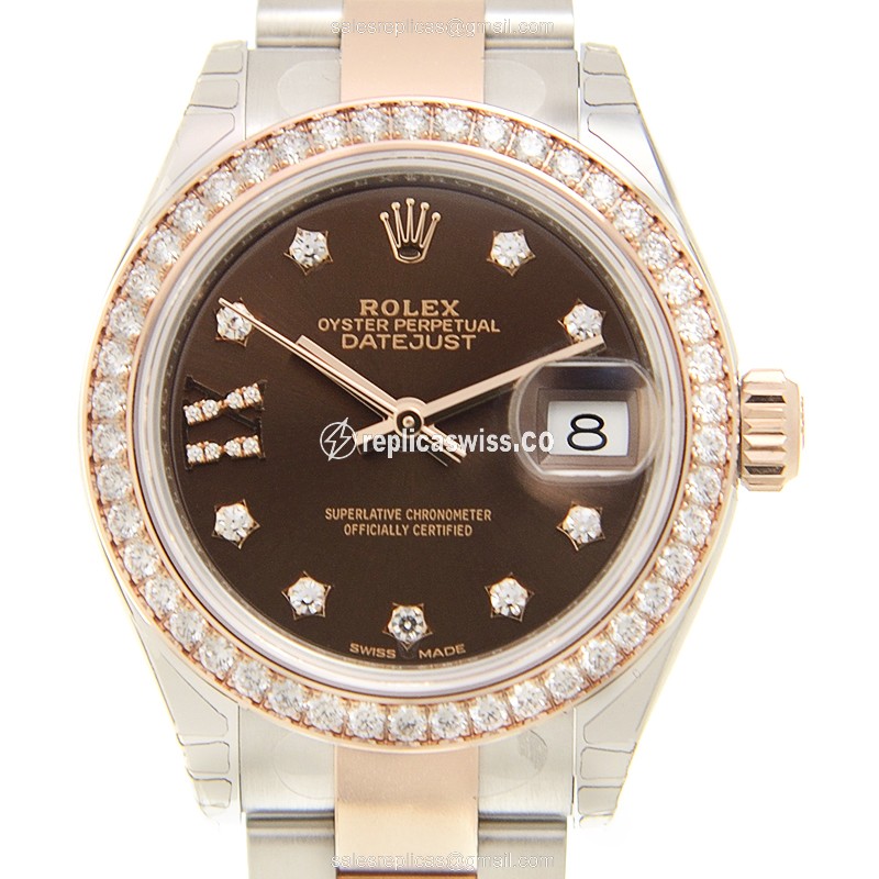 Rolex 279381RBR-0004 LADY DATEJUST Automatic 18kt Rose Magic & Diamond