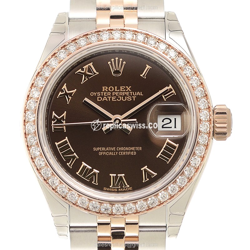 Rolex 279381RBR-0009 LADY DATEJUST Automatic 18kt Rose Magic & Diamond