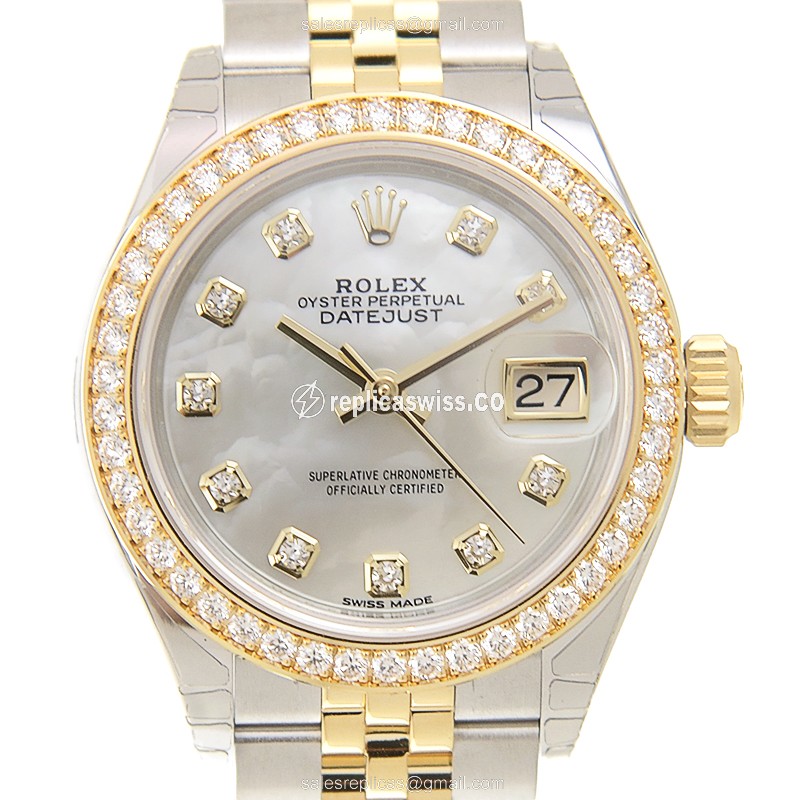 Rolex 279383RBR-0019 LADY DATEJUST Automatic 18kt Gold & Diamond & Steel