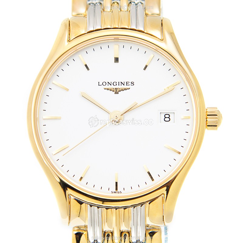 Longines L4.259.2.12.7 LONGINES LYRE Quartz Gold-Plated & Stainless Steel