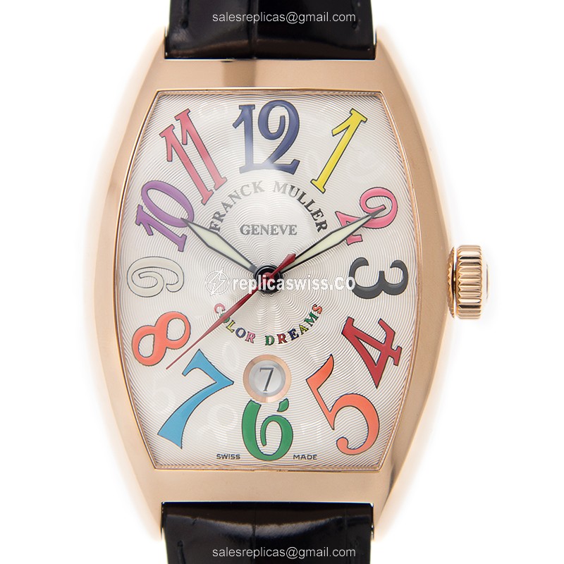 Franck Muller 8880 SC DT COL DRM (5N) CINTREE CURVEX Automatic 18kt Rose Gold