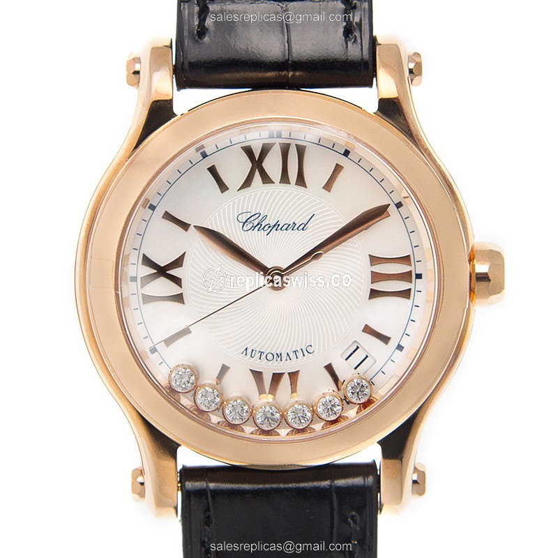 Chopard 274808 5008 HAPPY SPORT Automatic 18kt Rose Gold