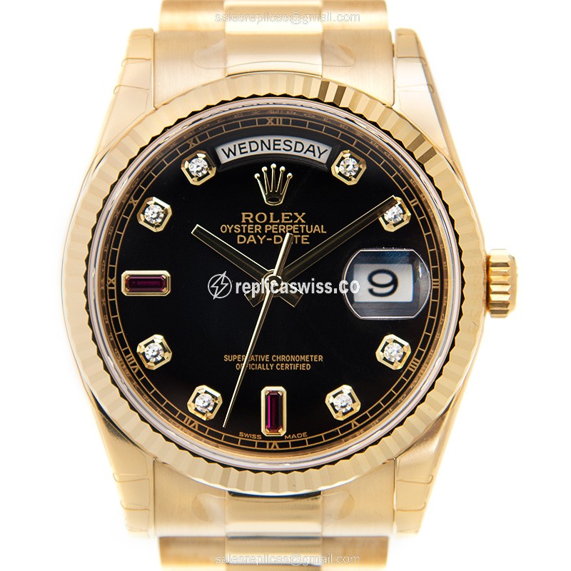 Rolex 118238ABK2RU DAY-DATE Automatic 18kt Yellow Gold