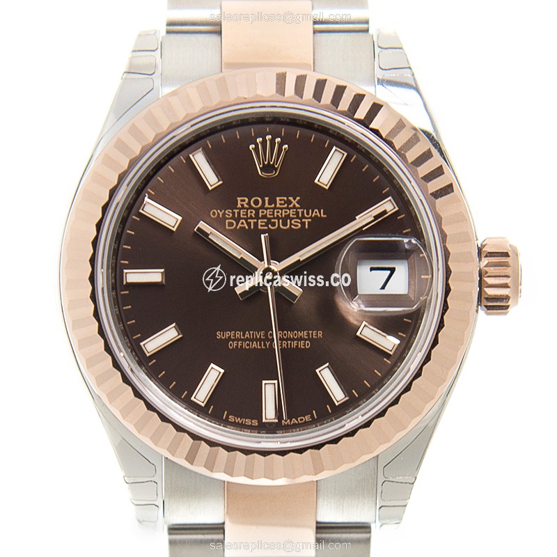 Rolex 279171-0018 LADY DATEJUST Automatic 18kt Rose Gold & Steel
