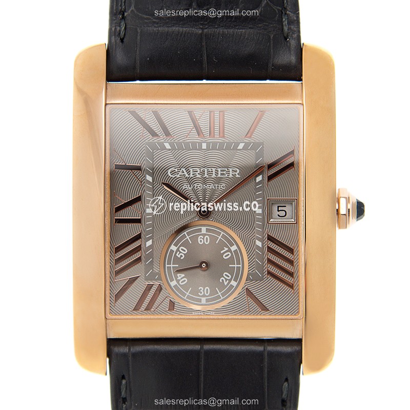 Cartier WGTA0014 TANK Automatic 18kt Rose Gold