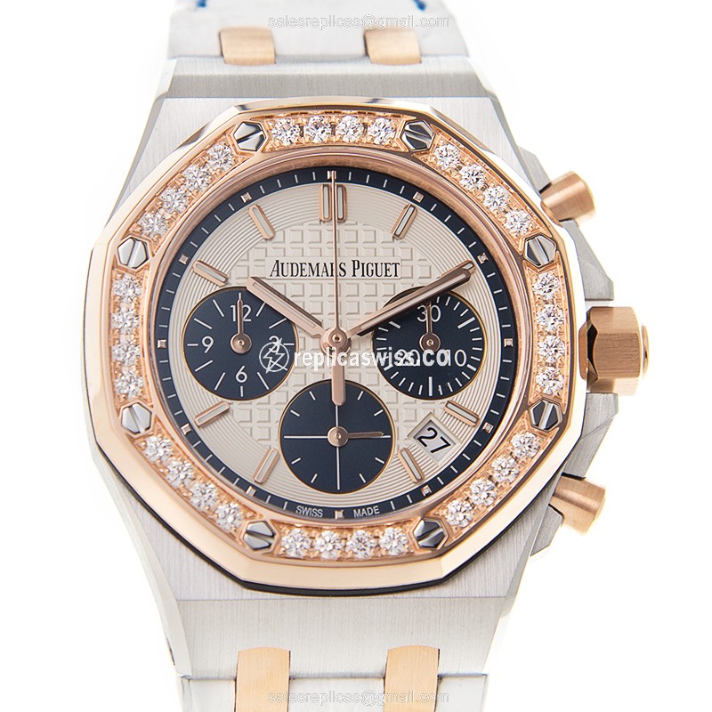 Audemars Piguet 26234SR.ZZ.D202CR.01 ROYAL OAK OFFSHORE Automatic 18kt Rose Gold & Diamonds