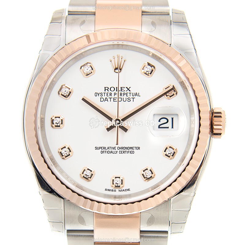Rolex 116231G DATEJUST Automatic 18kt Rose Gold & Steel