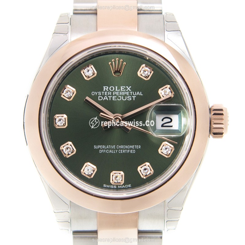Rolex 279161-0008 LADY DATEJUST Automatic 18kt Rose Gold & Steel