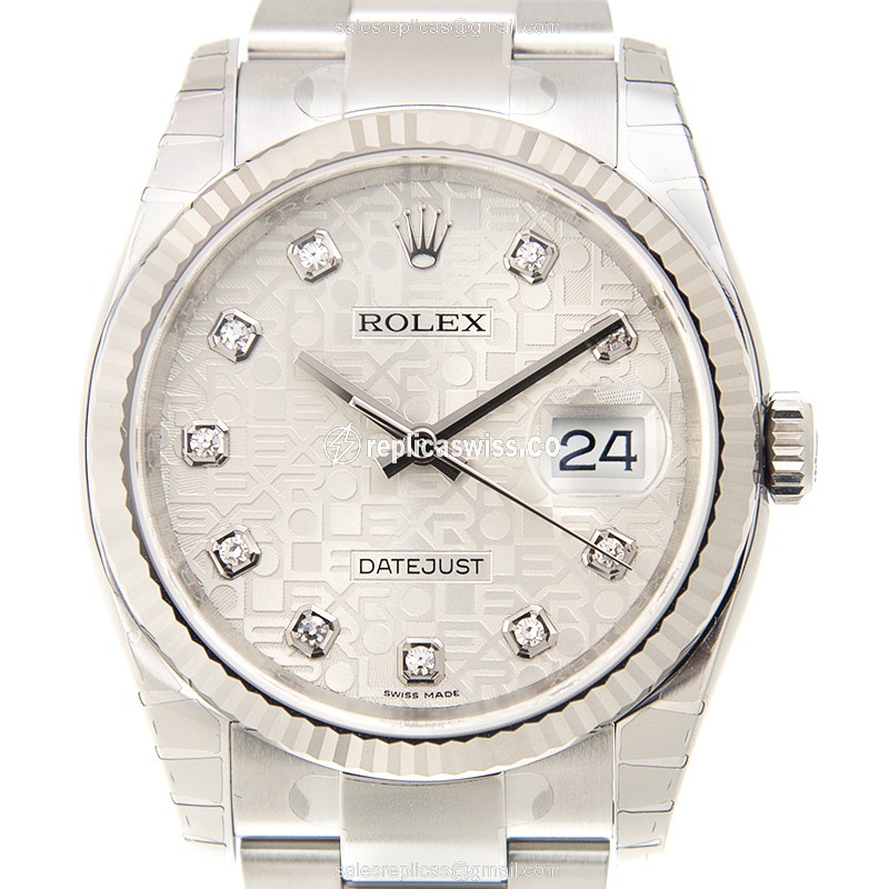 Rolex 116234J DATEJUST Automatic 18kt White Gold & Steel