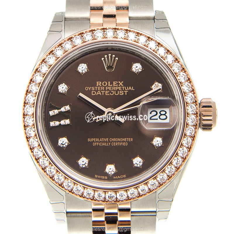 Rolex 279381RBR-0003 LADY DATEJUST Automatic 18kt Rose Magic & Diamond