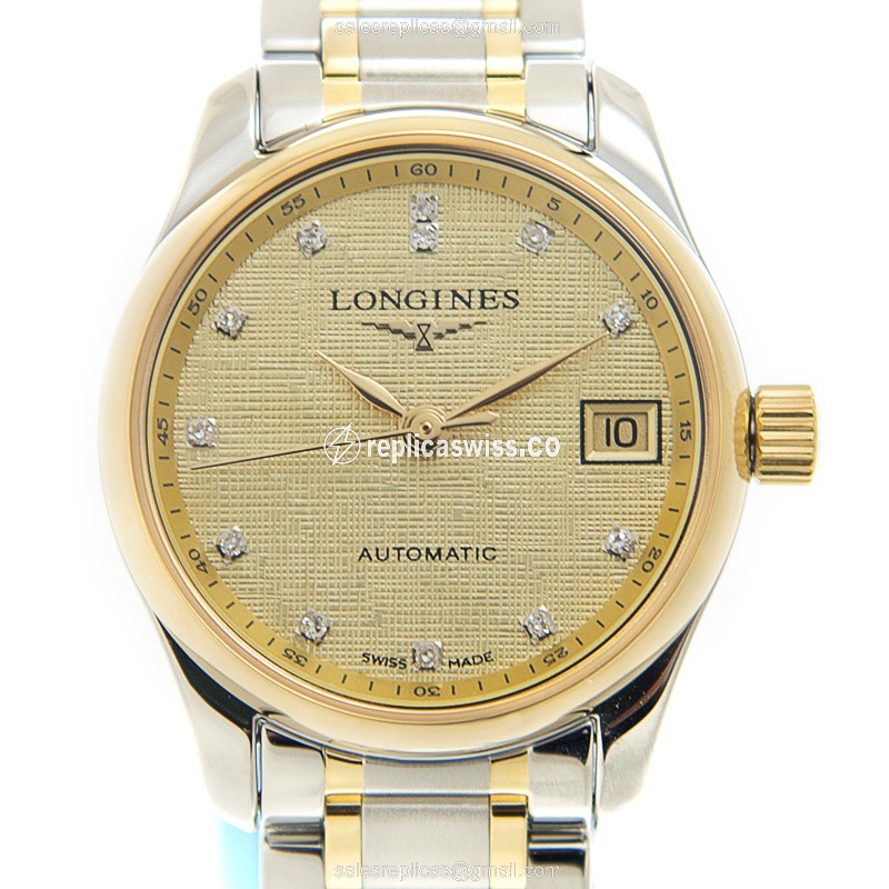 Longines L2.128.5.38.7 MASTER Automatic 18kt Gold & Steel