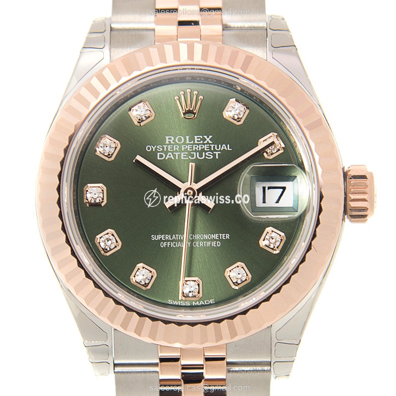 Rolex 279171-0007 LADY DATEJUST Automatic 18kt Rose Gold & Steel