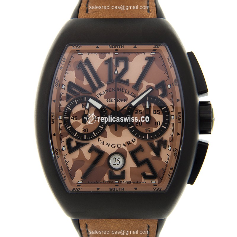 Franck Muller V 45 CC DT CAMOUFLAGE (TT.NR.MC.SB) VANGUARD Automatic Titanium