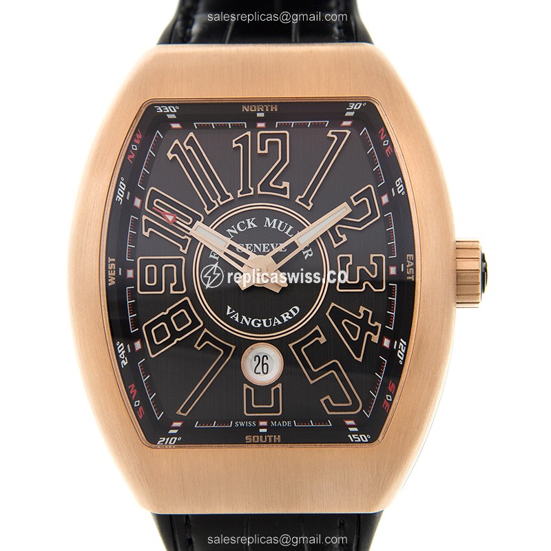 Franck Muller V 45 SC DT (5N.BR.NR) VANGUARD Automatic 18kt Rose Gold