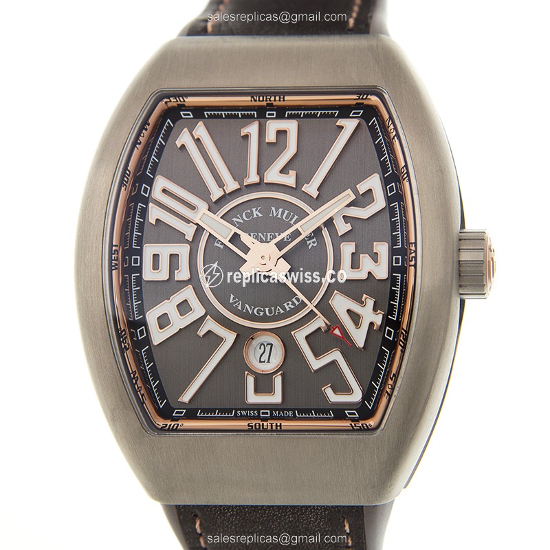Franck Muller V 45 SC DT TT BR(5N) VANGUARD Automatic Stainless Steel