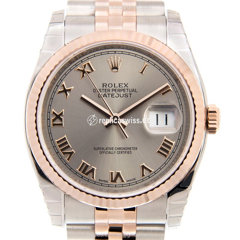 Rolex 116231G DATEJUST Automatic 18kt Rose Gold & Steel
