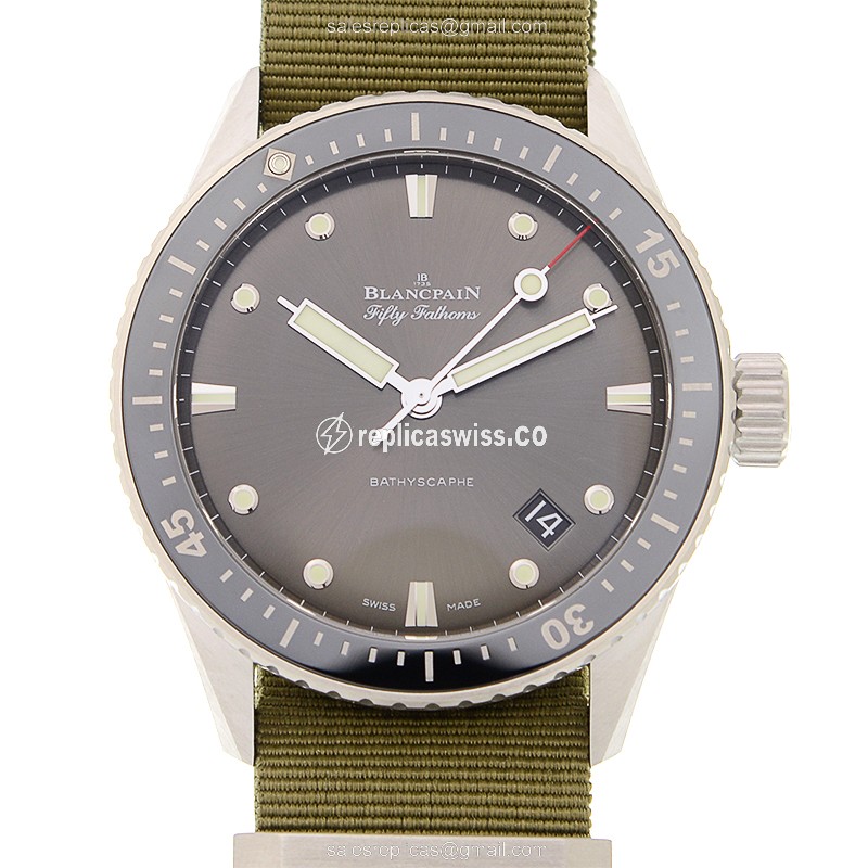 Blancpain 5000-1110-NAKA FIFTY FATHOMS Automatic Stainless Steel