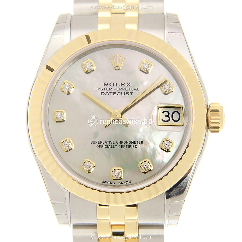Rolex 178273NGWT LADY DATEJUST Automatic 18kt Gold & Steel