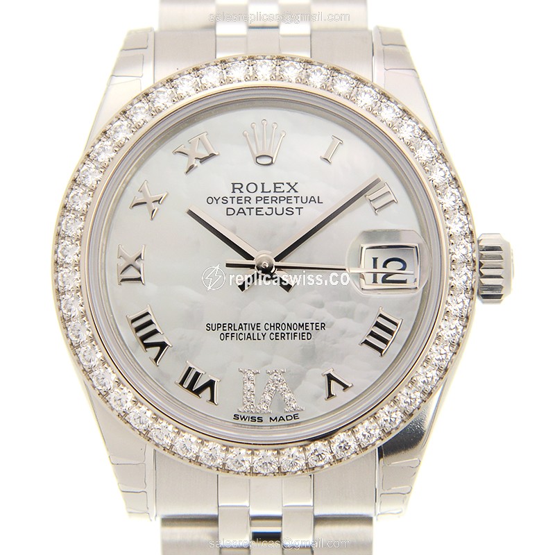 Rolex 178384NRWTVIDIA_J LADY DATEJUST Automatic 18kt White Gold & Diamond & Steel
