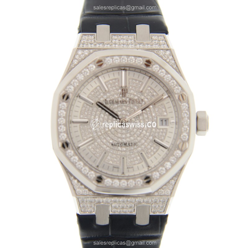 Audemars Piguet 15452BC.ZZ.D019CR.01 ROYAL OAK Automatic 18kt White Gold & Diamond