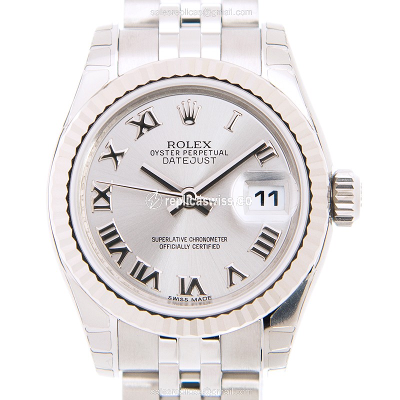 Rolex 179174GYRN LADY DATEJUST Automatic 18kt White Gold