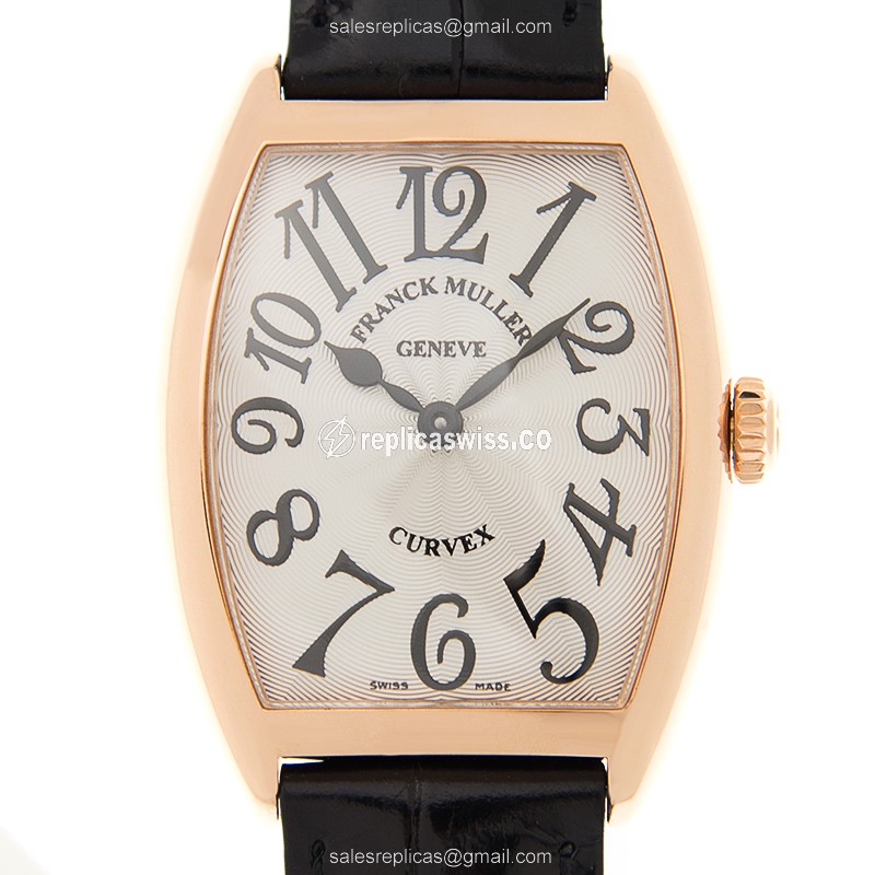 Franck Muller 7502 QZ (5N) CINTREE CURVEX Quartz 18kt Rose Gold