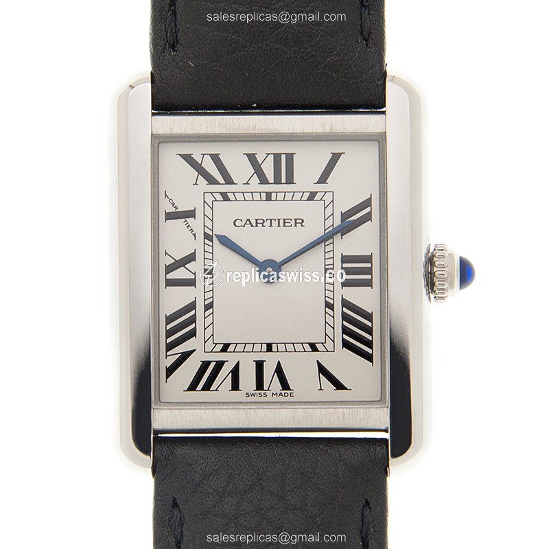 Cartier WSTA0030 TANK Quartz Stainless Steel