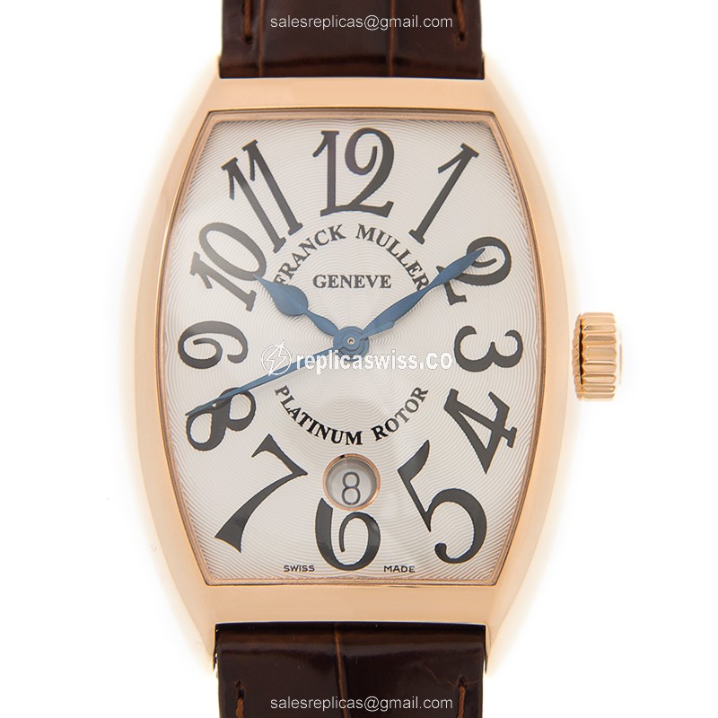 Franck Muller 7851 SC DT (5N) CINTREE CURVEX Automatic 18kt Rose Gold