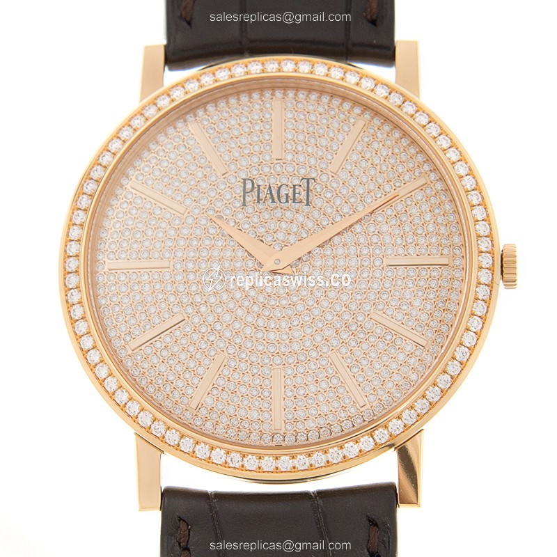 Piaget G0A38141 ALTIPLANO Manual Wind 18kt Rose Gold & Diamonds