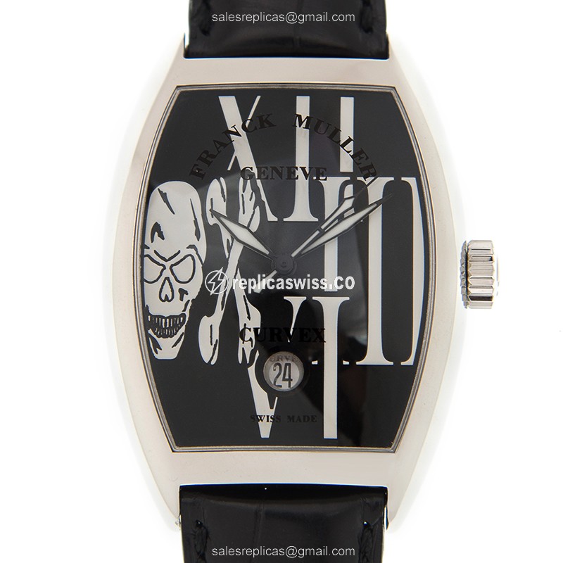 Franck Muller 7880 SC DT GOTH (AC) - BLACK CINTREE CURVEX Automatic Stainless Steel