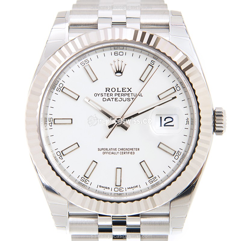 Rolex 126334-0010 DATEJUST Automatic 18kt White Gold & Steel