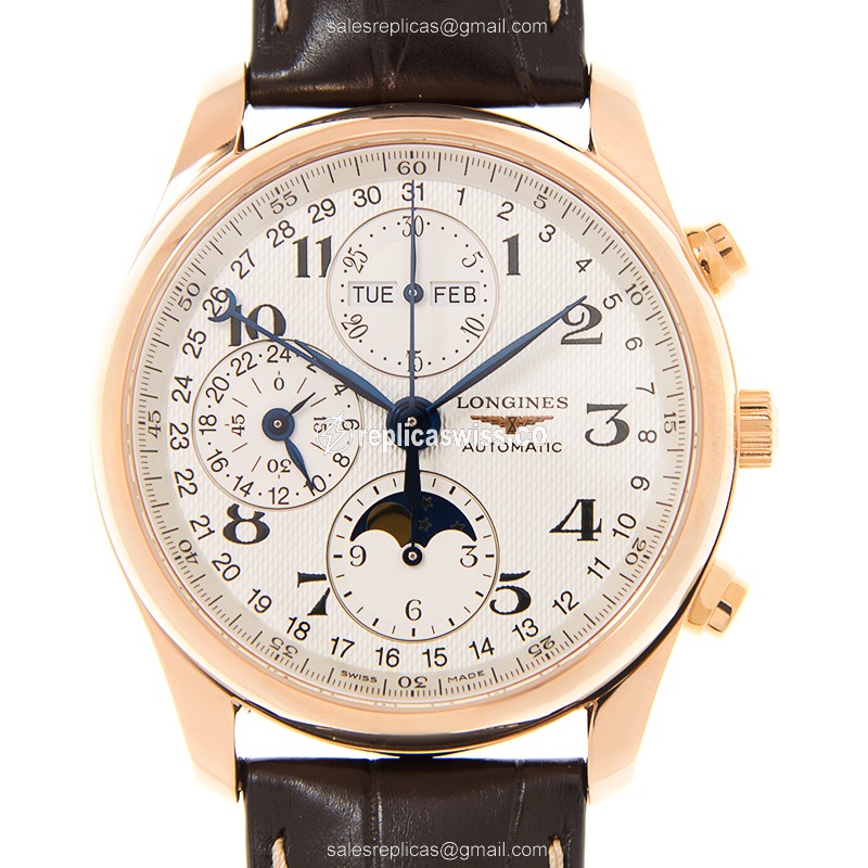 Longines L2.673.8.78.3 MASTER Automatic 18kt Rose Gold