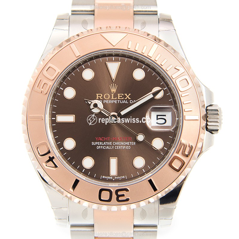 Rolex 268621-0003 YACHT MASTER II Automatic 18kt Rose Gold & Steel