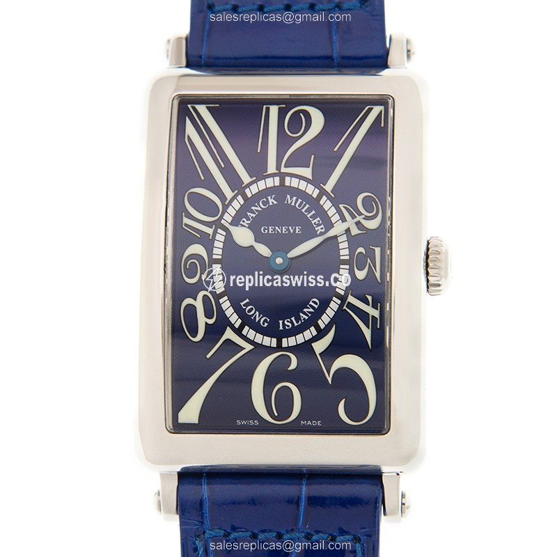 Franck Muller 952 QZ (AC) - BLUE LONG ISLAND Quartz Stainless Steel