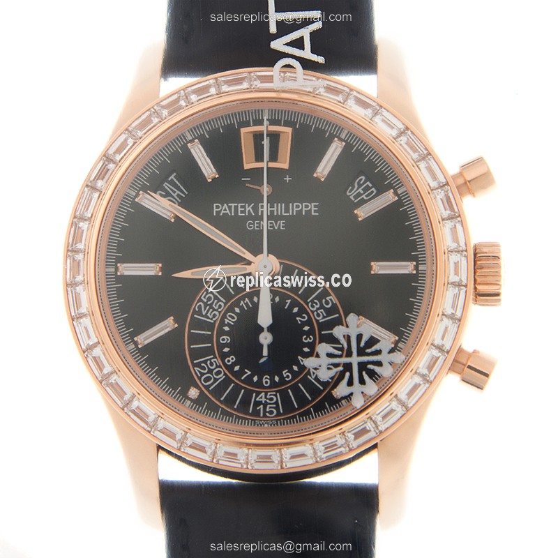 Patek Philippe 5961R-001 COMPLICATIONS Automatic 18kt Rose Gold & Diamonds