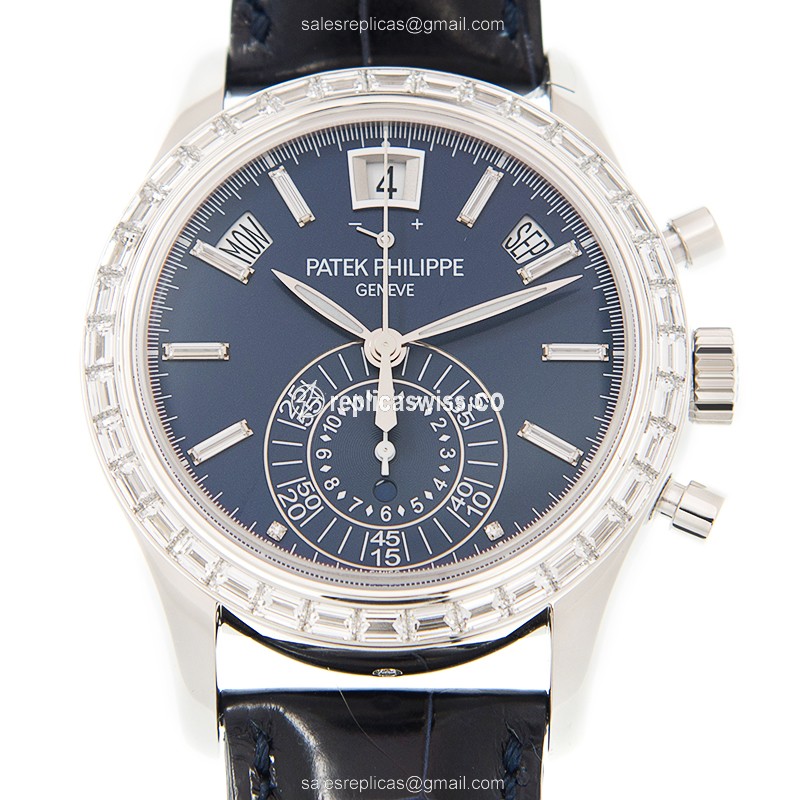 Patek Philippe 5961P-001 COMPLICATIONS Automatic 18kt White Gold & Diamond