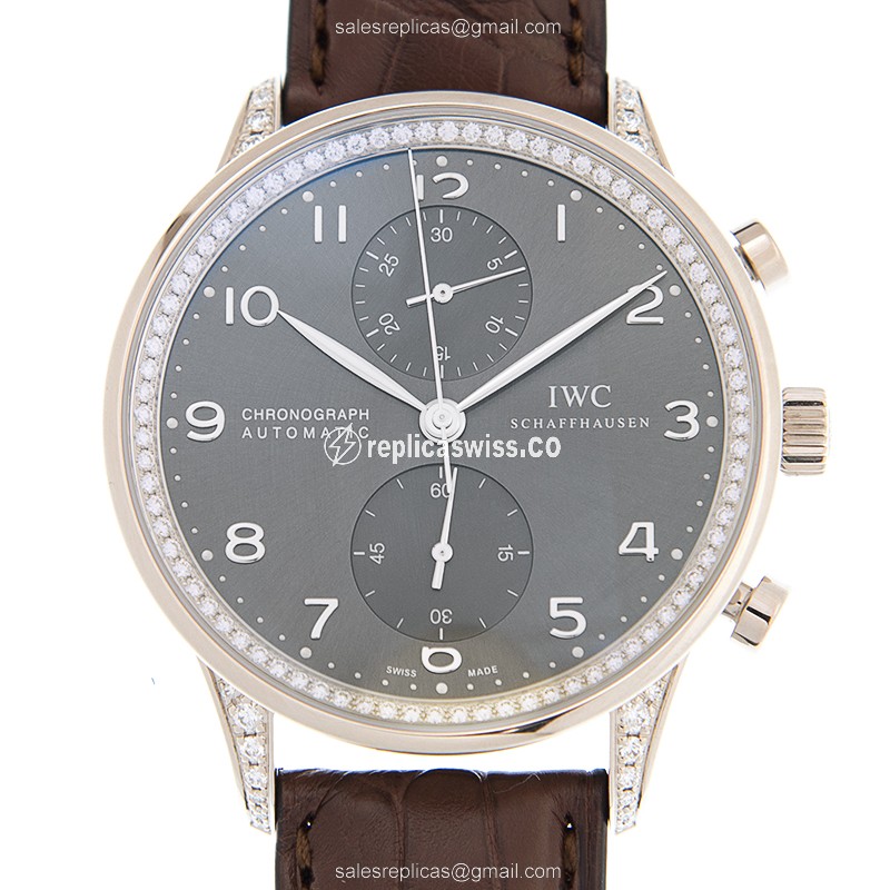 IWC IW371474 PORTUGUESE Automatic 18kt White Gold & Diamond
