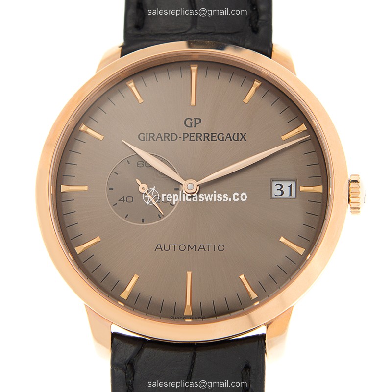 Girard Perregaux 49543-52-B31-BK6A GIRARD-PERREGAUX 1966 Automatic 18kt Rose Gold
